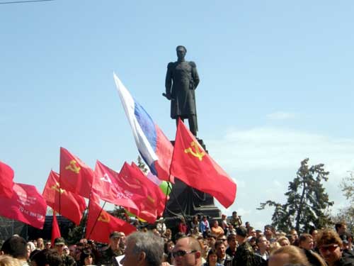 Памятник Нахимову. Севастополь. Парад 9 Мая 2009г.