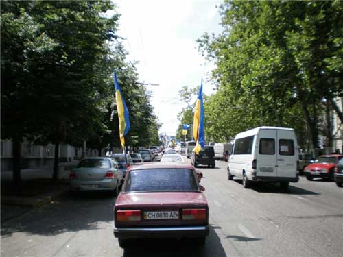 Автопробег, посвященный Дню флота Украины. Севастополь 4 июля 2009 г.