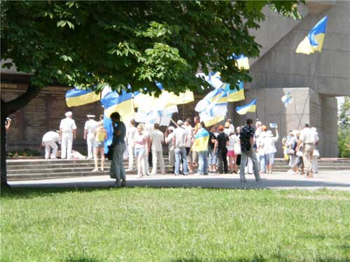 Автопробег, посвященный Дню флота Украины. Севастополь 4 июля 2009 г.